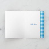 デイジーチェーンパートナーのパッチワークバレンタイン シーズンカード (内部)