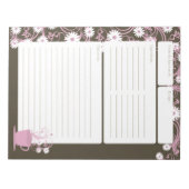 デイジーティーパーティーレシピページ ノートパッド (正面)