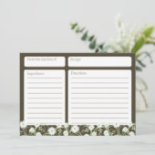 デイジーティーフローラ5 x 7レシピカード (スタンド正面)