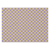 デイジーテーブルクロスパープルデイジーフラワーズテーブルクロース テーブルクロス (正面(横))