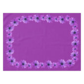 デイジーテーブルクロスパープルデイジーフラワーズテーブルクロース テーブルクロス (正面(横))