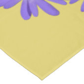 デイジーテーブルクロス 紫色のデイジーの花 テーブルクロス (アングル)