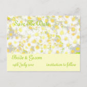 デイジーデイジーの保存日付 案内ポストカード (正面)