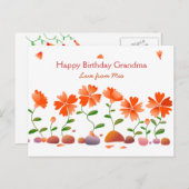 デイジーデイジーハッピーバースデー ポストカード (正面/裏面)