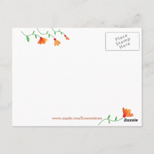 デイジーデイジーハッピーバースデー ポストカード (裏面)