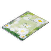 デイジーデイジーフラワーフローラサマーゲストハウス ノートブック (左側)