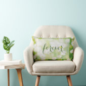 デイジーデイジーフラワーフローラサマー結婚ズフォーエバー ランバークッション (椅子)