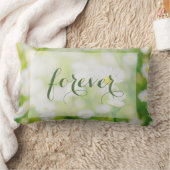 デイジーデイジーフラワーフローラサマー結婚ズフォーエバー ランバークッション (ブランケット)