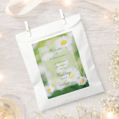 デイジーデイジーフラワーフローラサマー結婚ズ フェイバーバッグ (クリップ留めされた状態)