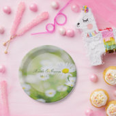 デイジーデイジーフラワーフローラサマー結婚ズ ペーパープレート (パーティー)