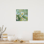 デイジーデジタルアートグランジ、 ポスター (キッチン)