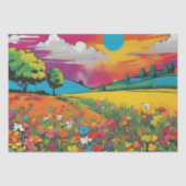 デイジーデライトポップ・アートのアートフラップズデクページ紙 薄葉紙 (正面)