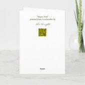 デイジートリオイースターカード シーズンカード (裏面)