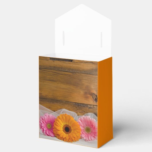 デイジートリオカントリーウェディング フェイバーボックス (オープン)