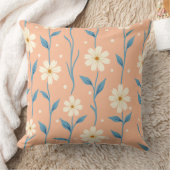 デイジードットヴィンランドピーチピロー クッション (ブランケット)