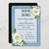 デイジードット – 結婚式招待状 – マット5" x 7" 招待状 (正面/裏面)