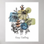 デイジードードルのインクと水彩ポスター ポスター (正面)