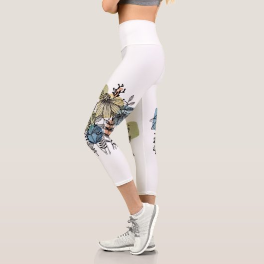 デイジードードルのインクと水色 カプリレギンス (左)