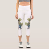 デイジードードルのインクと水色 カプリレギンス (正面)