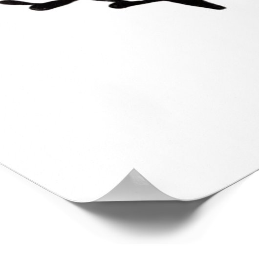 デイジードードルのインクと水色 ポスター (角)