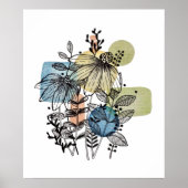 デイジードードルのインクと水色 ポスター (正面)