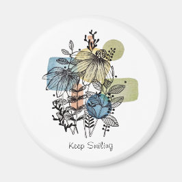 デイジードードルのインクと水色 マグネット