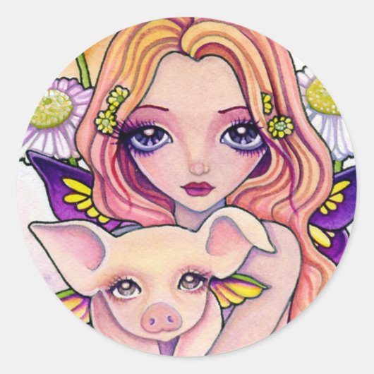 *デイジーナイトアドベンチャー*ステッカー ラウンドシール (正面)