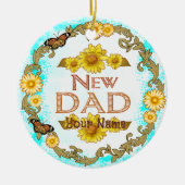 デイジーニューパパカスタムオーナメント セラミックオーナメント (正面)