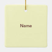 デイジーニューマムカスタムオーナメント セラミックオーナメント (裏面)