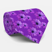 デイジーネクタイ美しい青い花ネクタイ&ギフト ネクタイ (ロール)