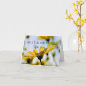 デイジーノテカード カード (黄色い花)