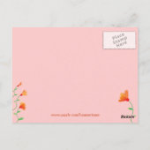 デイジーハッピーバースデー ポストカード (裏面)