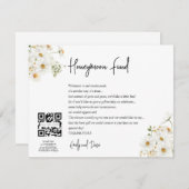 デイジーハネムーンウィッシュQRコード エンクロージャーカード (正面/裏面)