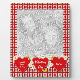 デイジーハートバレンタイン写真 フォトプラーク