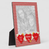 デイジーハートバレンタイン写真 フォトプラーク (側面)