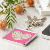 デイジーハート キーホルダー (側面)