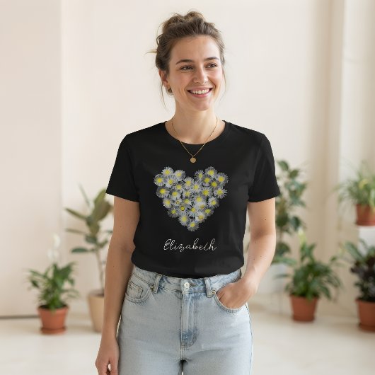デイジーハートTシャツ 名前入り Tシャツ