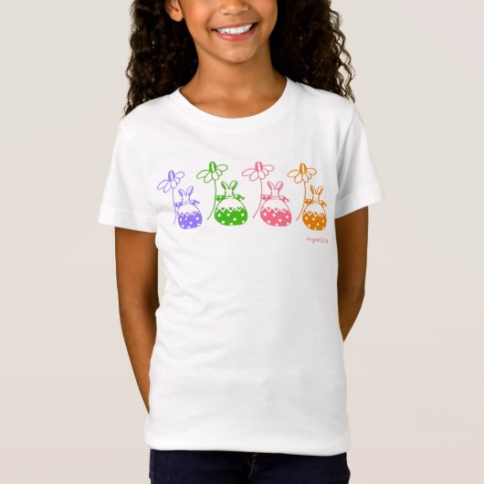 デイジーバニーガールズティー Tシャツ (正面)