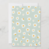 デイジーバースデーパーティーボフミアンリトルオ恋しく思ネダーフルル 招待状 (裏面)