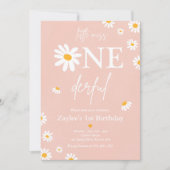 デイジーバースデーパーティーボフミアンリトルオ恋しく思ネダーフルル 招待状 (正面)