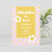 デイジーバースデーパーティーボヘミアンワンバースデー 招待状 (スタンド正面)