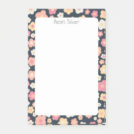 デイジーパターカスタムンCHICモノグラムパーソナライズされた ポストイット