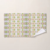 デイジーパターン（の模様が）あるバスタオルセット バスタオルセット (ハンドタオル)