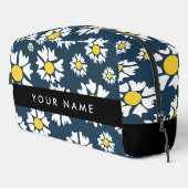 デイジーパターン、白いデイジー、名前 ドップキット (右コーナー)