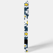 デイジーパターン、白いデイジー、名前 Case-Mate iPhoneケース (裏面 / 右)