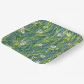 デイジーパターン、緑パターン、 ペーパープレート (傾斜あり)