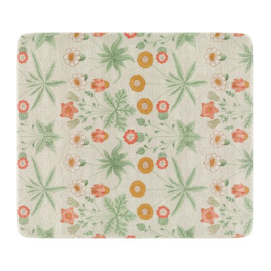 デイジーパターン（William Morris著） カッティングボード (正面)