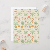 デイジーパターン（William Morris著） カード (正面/裏面インサイチュ)