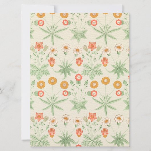 デイジーパターン（William Morris著） カード (正面)