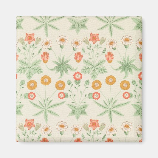 デイジーパターン（William Morris著） マグネット (正面)